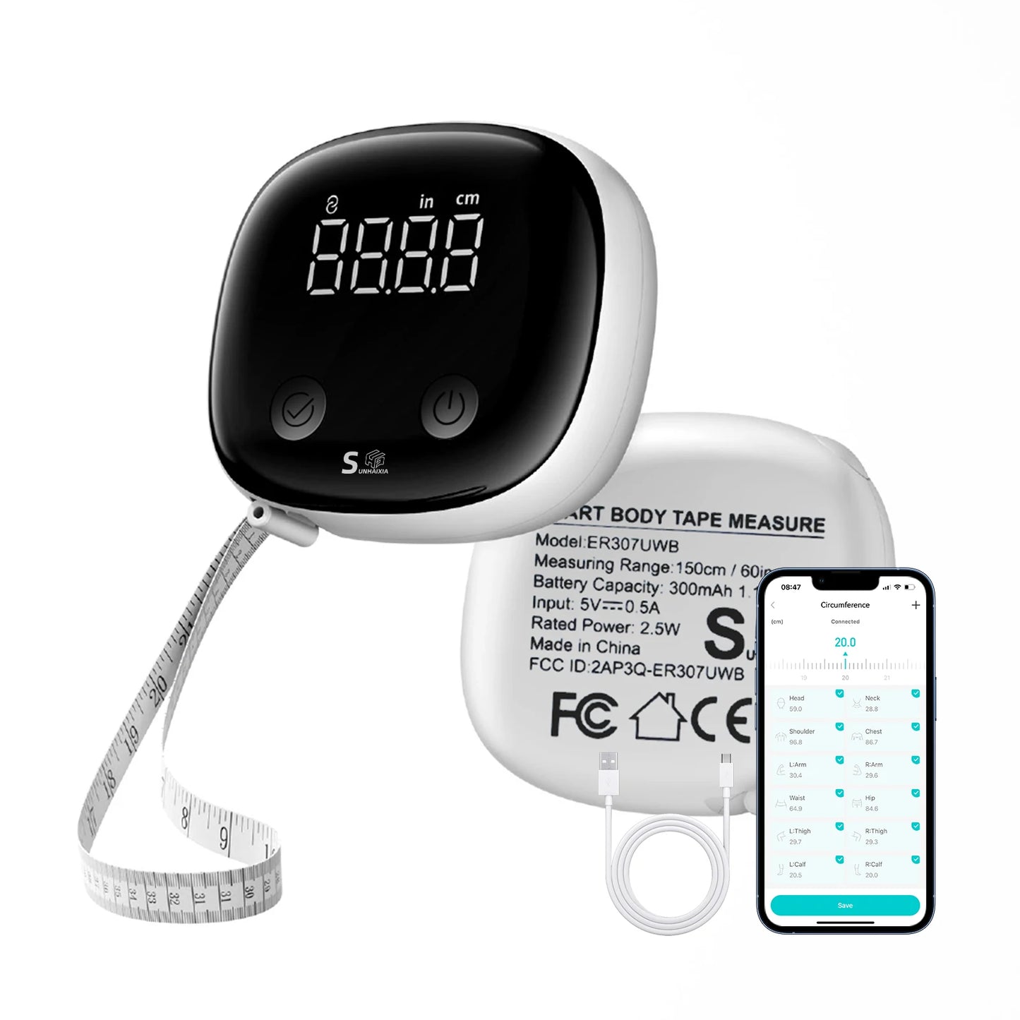 Smart Tape Measure by BodyScope Pro